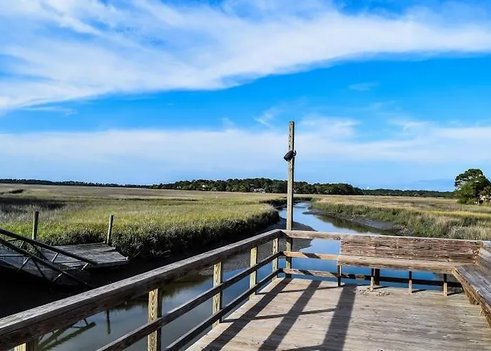 Ocean Bliss Cottage! Beach Club Villa With Canal Views - Short Walk To Beach